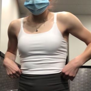 Oalka Amazon White Workout Tank